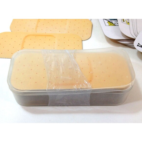 2 Sets Playing Cards BAND-AID Design & Shape New Factory Sealed w/ Plastic Case - Picture 5 of 8